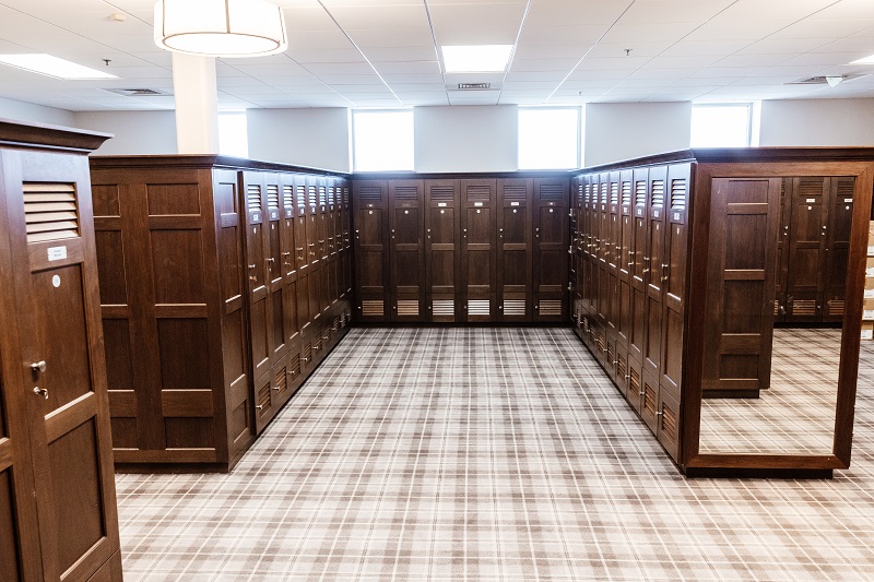Kirkbrae Country Club after picture of a rejuvenated Locker Room